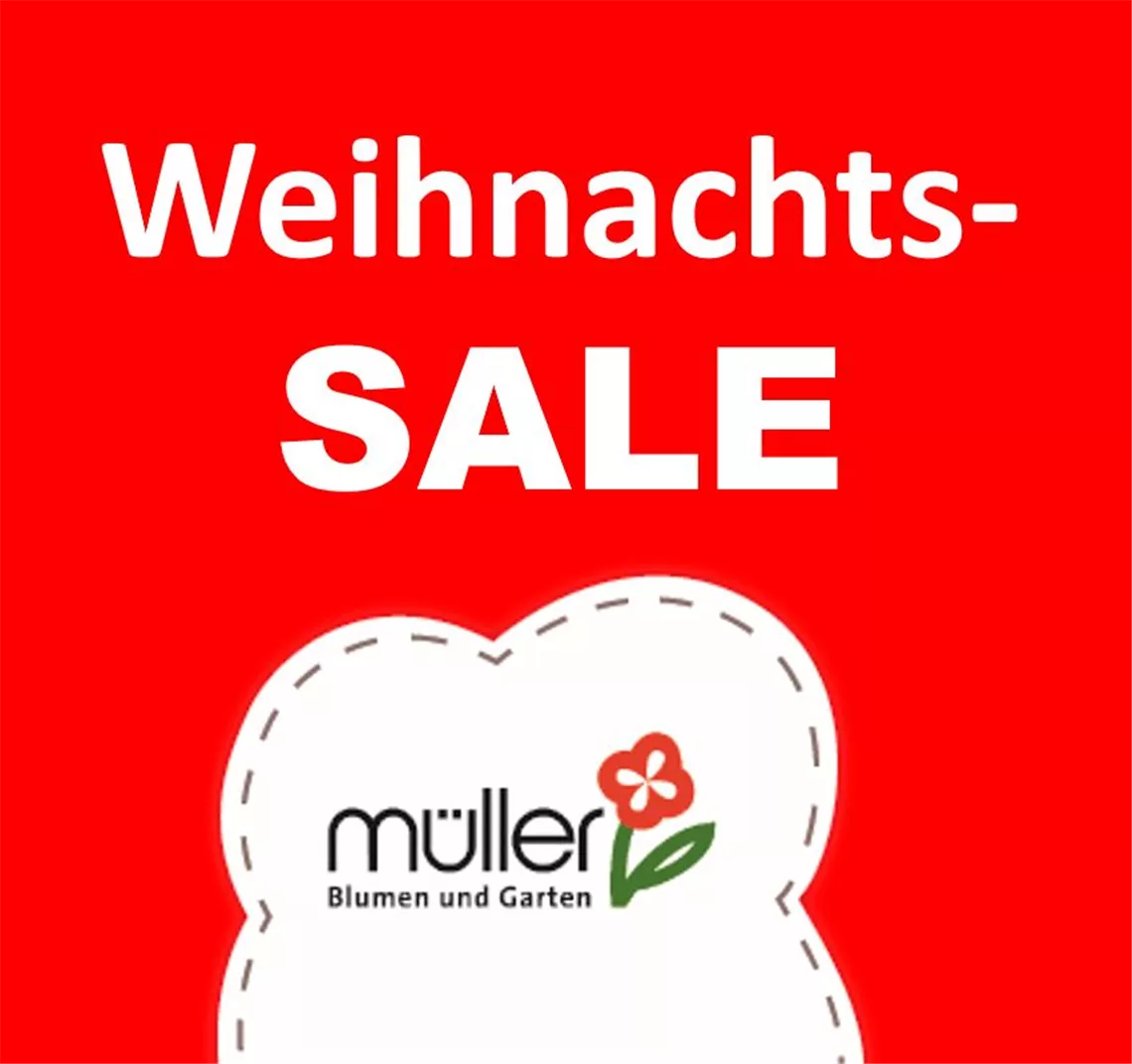 WeihnachtsSALE Müller Blumen & Garten