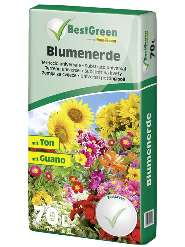 für Indoor und Outdoor Pflanzen, BestGreen Blumenerde Müller Blumen