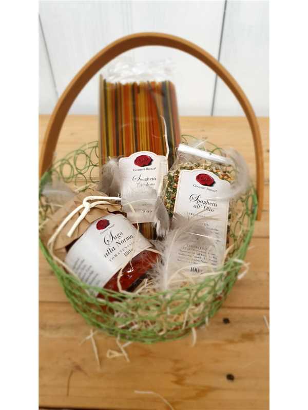 Ostergruß mit würzigen Schlemmereien von Gourmet Berner, Geschenkkorb ...