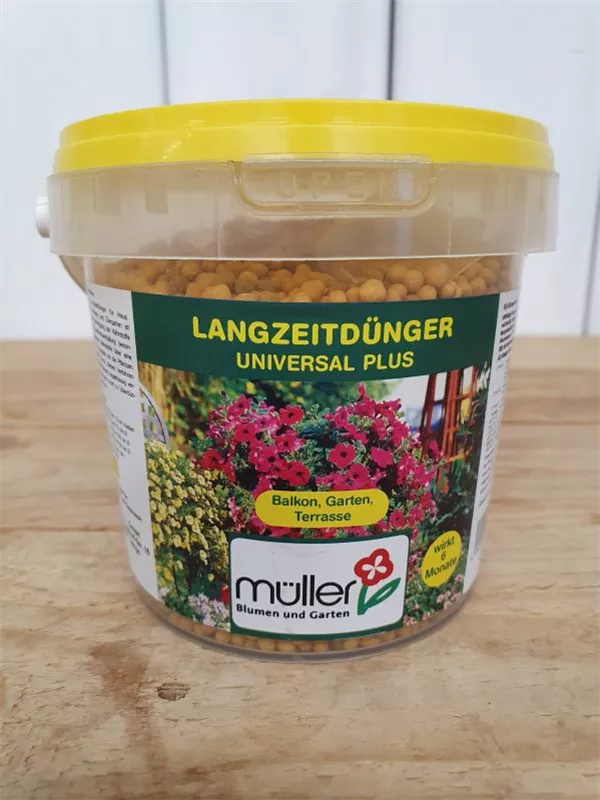 Langzeitdünger Garten & Balkon, Müller Eigenmarke, 1kg Müller Blumen