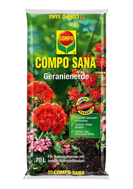 COMPO SANA Geranienerde, 70 Liter - Mller Blumen & Garten