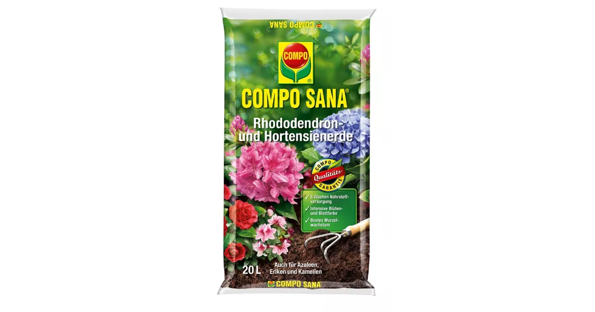 COMPO SANA Rhododendron- und Hortensienerde, In verschiedenen Gren  erhltlich! - Mller Blumen & Garten