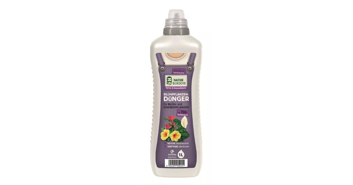 Blhpflanzendnger, Naturbursche, 1000ml - Mller Blumen & Garten